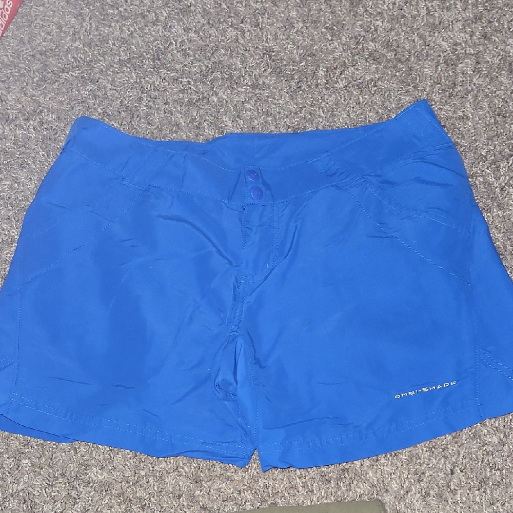 Columbia Women's Vivid Blue Athletic Shorts